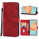 Leather Phone Case For Meizu 18x(Red) - 1
