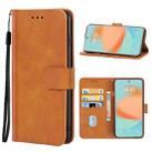 Leather Phone Case For Meizu 18x(Brown) - 1