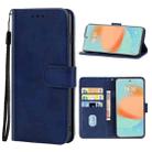 Leather Phone Case For Meizu 18x(Blue) - 1