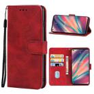 Leather Phone Case For Wiko View 5(Red) - 1