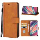 Leather Phone Case For Wiko View 5(Brown) - 1