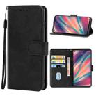 Leather Phone Case For Wiko View 5(Black) - 1