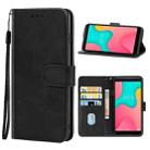 Leather Phone Case For Wiko Y60(Black) - 1