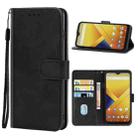 Leather Phone Case For Wiko Y81(Black) - 1