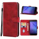 Leather Phone Case For Honor 5C Pro(Red) - 1