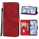 Leather Phone Case For Honor 30i(Red) - 1