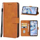 Leather Phone Case For Honor 30i(Brown) - 1