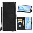 Leather Phone Case For Honor V40 Lite(Black) - 1