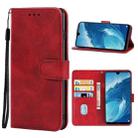 Leather Phone Case For Huawei Enjoy Max(Red) - 1