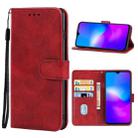 Leather Phone Case For Blackview A60 Pro(Red) - 1