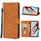 Leather Phone Case For Blackview A100(Brown) - 1