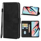 Leather Phone Case For Blackview A100(Black) - 1