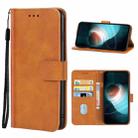 Leather Phone Case For Blackview BL6000 Pro 5G(Brown) - 1