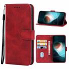 Leather Phone Case For Blackview BL6000 Pro 5G(Red) - 1