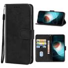 Leather Phone Case For Blackview BL6000 Pro 5G(Black) - 1