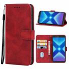 Leather Phone Case For Blackview BV5500 Pro(Red) - 1