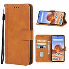 Leather Phone Case For Blackview BV9900(Brown) - 1