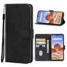 Leather Phone Case For Blackview BV9900(Black) - 1