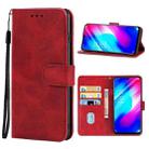 For vivo V20 2021 Leather Phone Case(Red) - 1