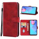 For vivo Y12i Leather Phone Case(Red) - 1