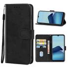 For vivo Y20s G / Y20s Leather Phone Case(Black) - 1