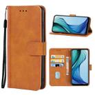 For vivo Y30 China Leather Phone Case(Brown) - 1