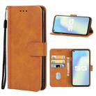 For vivo Y51a Leather Phone Case(Brown) - 1