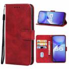 For vivo Y70t Leather Phone Case(Red) - 1