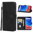 Leather Phone Case For Ulefone Armor 6(Black) - 1