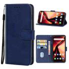 Leather Phone Case For Ulefone Armor 7(Blue) - 1