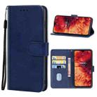 Leather Phone Case For Ulefone Note 8P / Note 8(Blue) - 1