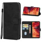 Leather Phone Case For Ulefone Note 8P / Note 8(Black) - 1