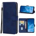 Leather Phone Case For Motorola P40(Blue) - 1