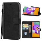 For Samsung Galaxy M22 / A22 4G Leather Phone Case(Black) - 1