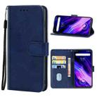 Leather Phone Case For UMIDIGI S5 Pro(Blue) - 1