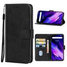 Leather Phone Case For UMIDIGI S5 Pro(Black) - 1