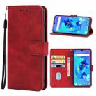 Leather Phone Case For UMIDIGI A7(Red) - 1