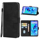 Leather Phone Case For UMIDIGI A7(Black) - 1