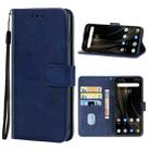 Leather Phone Case For UMIDIGI Power 3(Blue) - 1