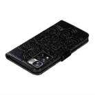 For Xiaomi Redmi Note 11 Pro Sun Mandala Embossing Pattern Phone Leather Case with Holder & Card Slots & Wallet & Lanyard(Black) - 6