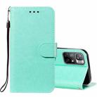 For Xiaomi Redmi Note 11 Solid Color Leather Phone Case with Holder & Card Slots & Wallet & Lanyard(Green) - 1