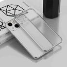 For iPhone 13 Electroplated Frosted Phone Case(Silver) - 1