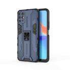 For Honor Play 5T Youth Supersonic PC + TPU Shock-proof Phone Case with Holder(Blue) - 1