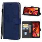 Leather Phone Case For DOOGEE S96 Pro(Blue) - 1