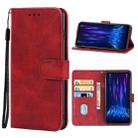Leather Phone Case For DOOGEE S97 Pro(Red) - 1