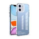 Candy Color TPU Phone Case For iPhone 11(Transparent) - 1