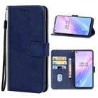 Leather Phone Case For OUKITEL C18 Pro(Blue) - 1