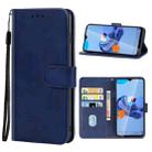 Leather Phone Case For OUKITEL C19(Blue) - 1