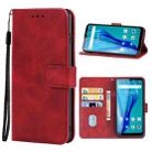 Leather Phone Case For OUKITEL C23 Pro(Red) - 1