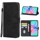 Leather Phone Case For Infinix Hot 10s NFC(Black) - 1